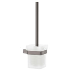 Tono Toilet Brush And Holder Gun Metal