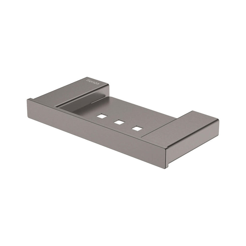 Tono Soap Shelf 190mm Gun Metal Bathroom Accessories Fienza Default Title