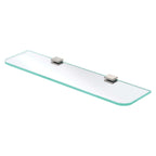 Tono Glass Shelf 500mm Brushed Nickel