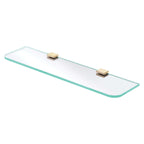 Tono Glass Shelf 500mm Urban Brass