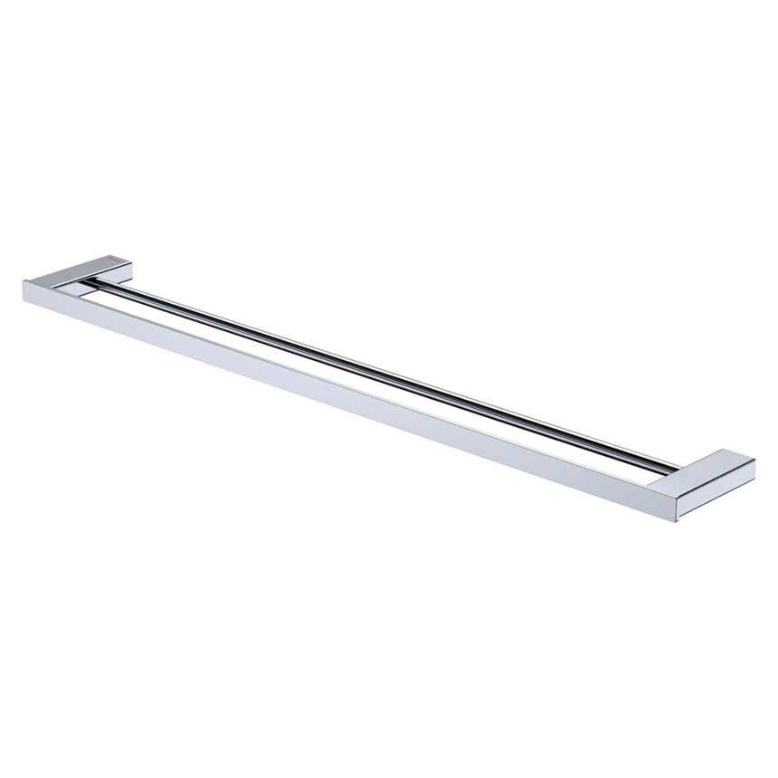 Tono 810 Double Towel Rail Chrome Bathroom Accessories Fienza Default Title