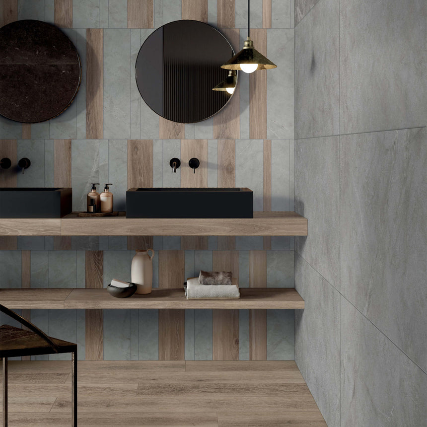 Atlantis 1200x600 Natural Grey Marble Look Tiles Tilemall