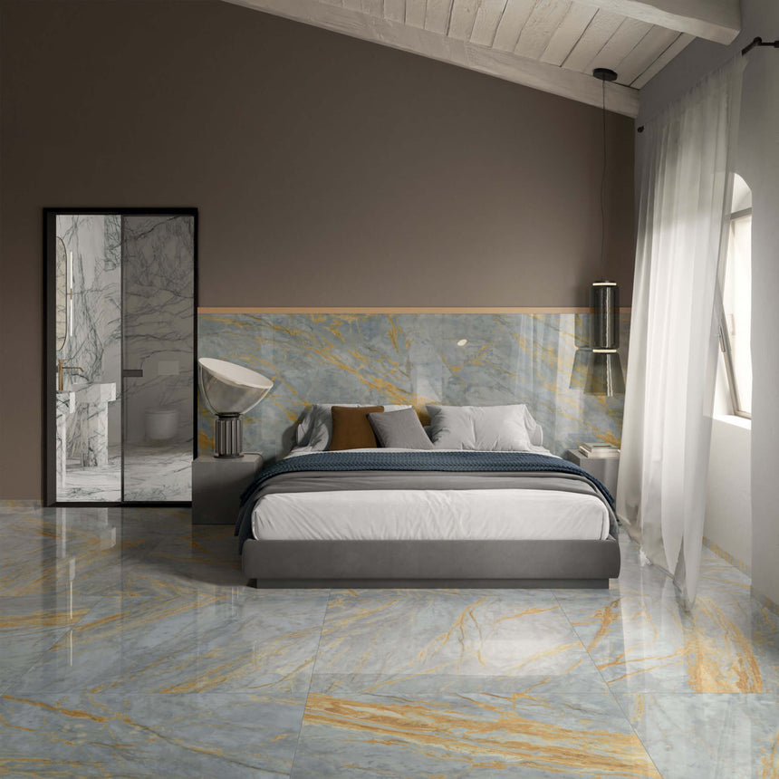 Sensi Signoria 1200x1200 Lux Grigio Siena Marble Look Tiles Tilemall