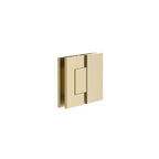 ADP Shower Screen Hinge Glass to Glass Brass