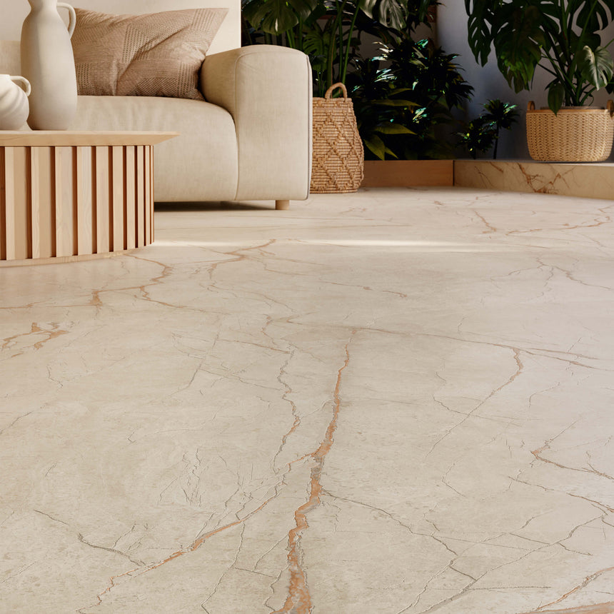 Noble Stone 600x600 Natural Canela Marble Look Tiles Tilemall
