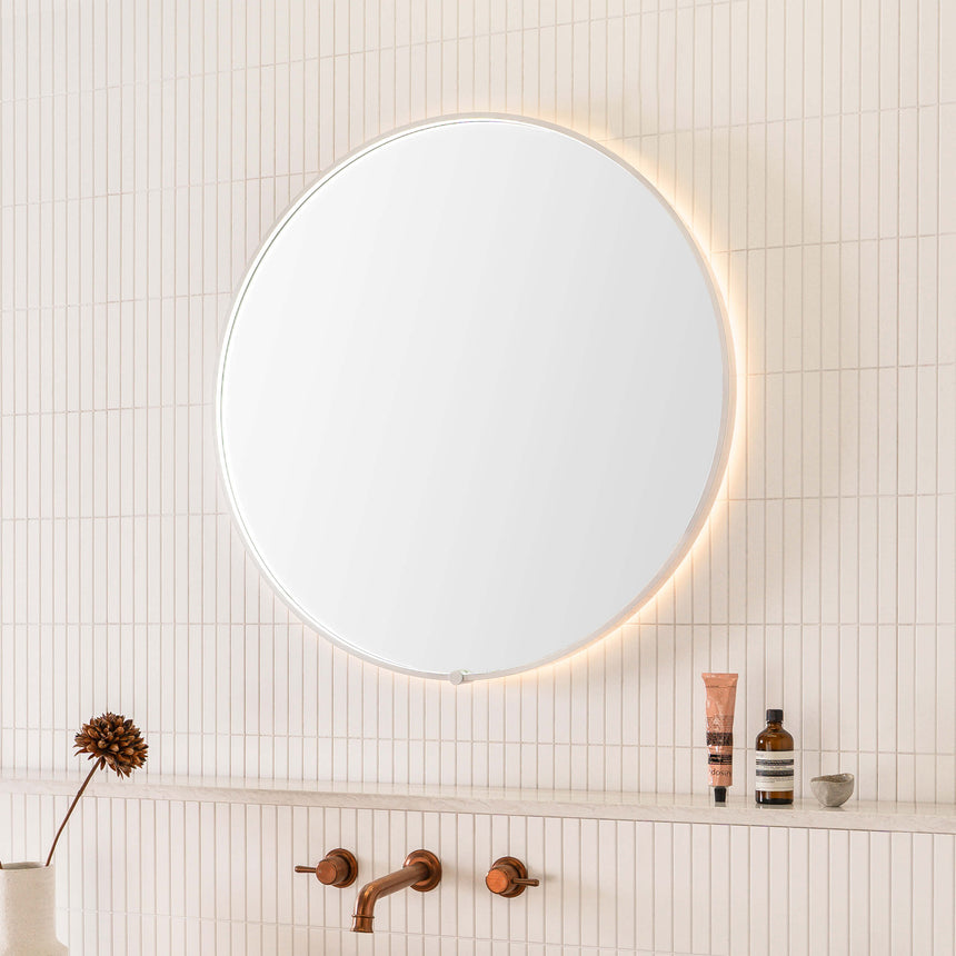 ADP Sera Round LED Mirror Framed Mirror ADP