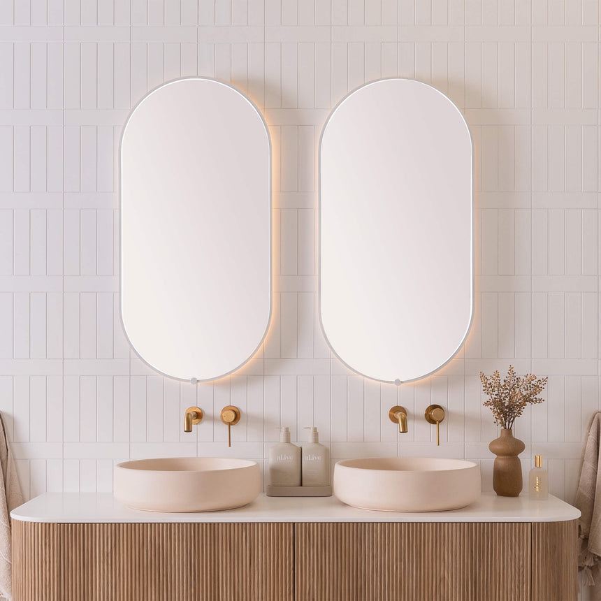 ADP Sera Pill LED Mirror Framed Mirror ADP