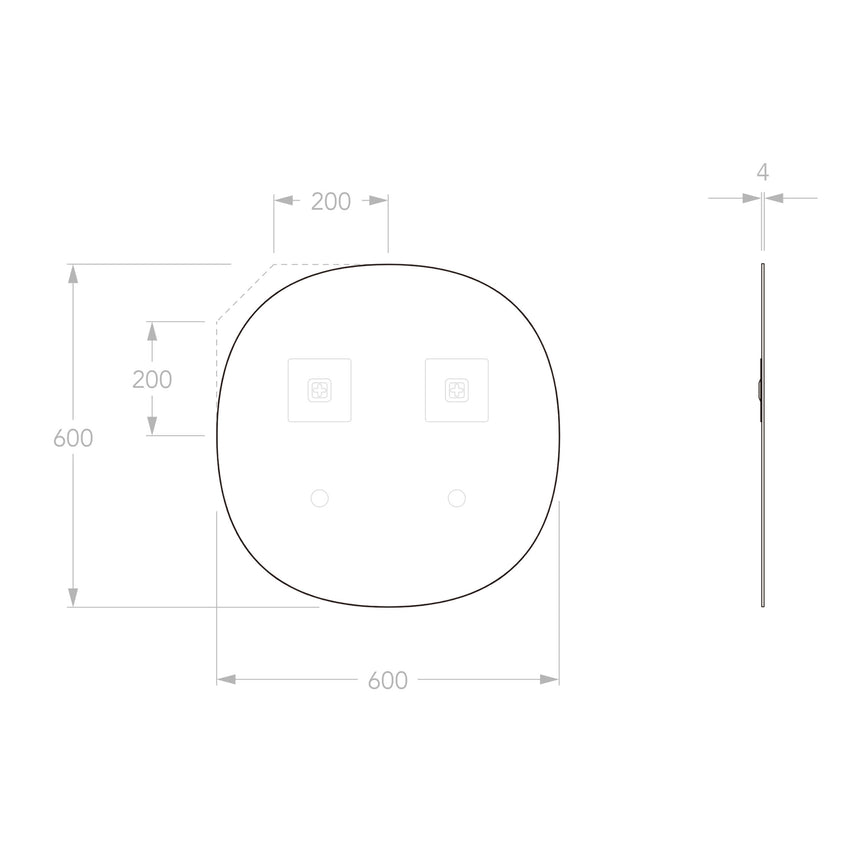 ADP Orb Mirror Frameless Mirror ADP