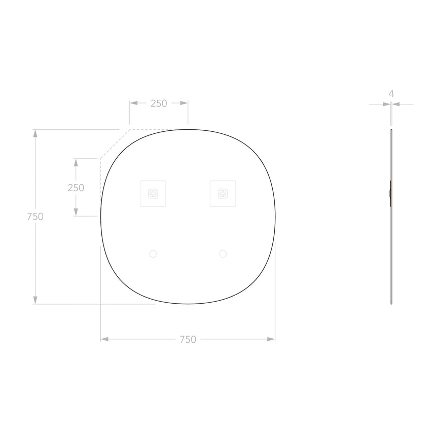 ADP Orb Mirror Frameless Mirror ADP