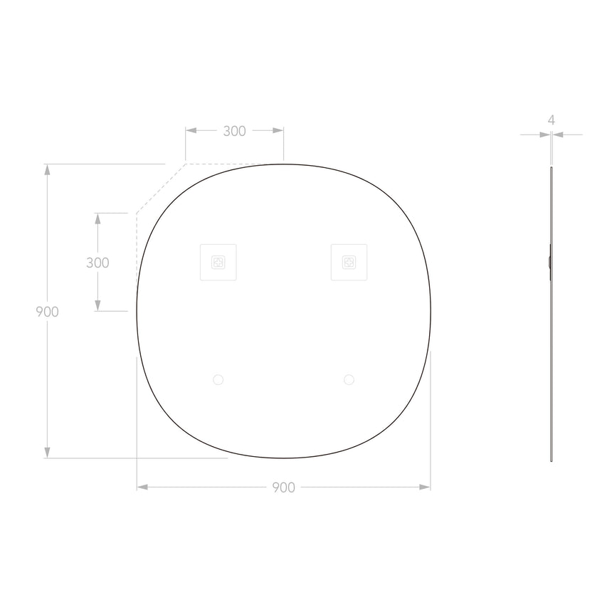 ADP Orb Mirror Frameless Mirror ADP