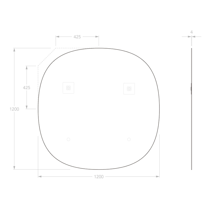 ADP Orb Mirror Frameless Mirror ADP
