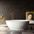 BelBagno Aveo Freestanding Acrylic Bath 1700mm Semi Gloss White