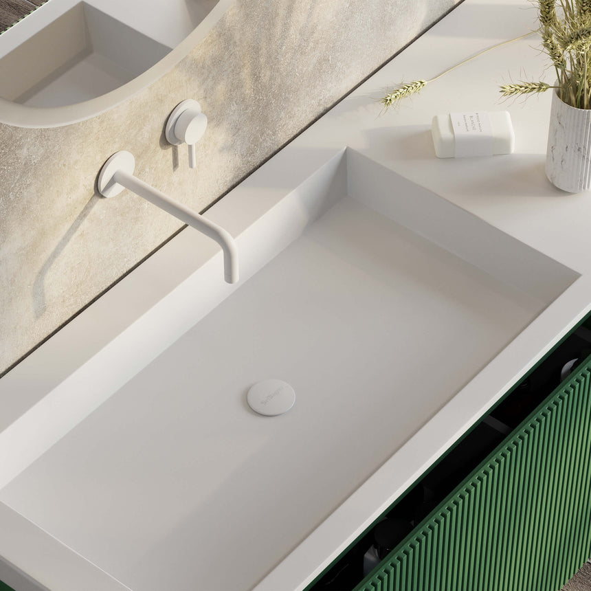 BelBagno Universal Popup Waste for Bath/Basin Matte White Other Accessories BelBagno