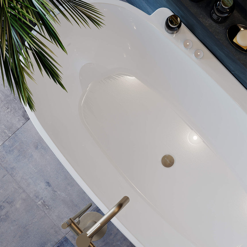 BelBagno Universal Popup Waste for Bath/Basin Brushed Brass Other Accessories BelBagno