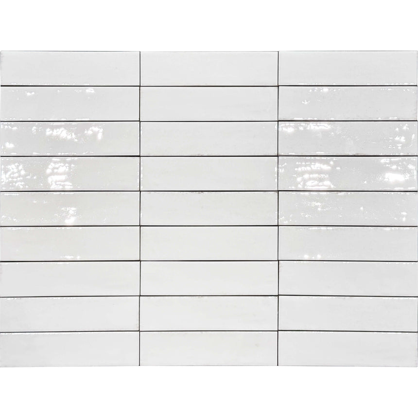 Toulouse 2.0 60x240 Gloss White Sample Sample Tilemall