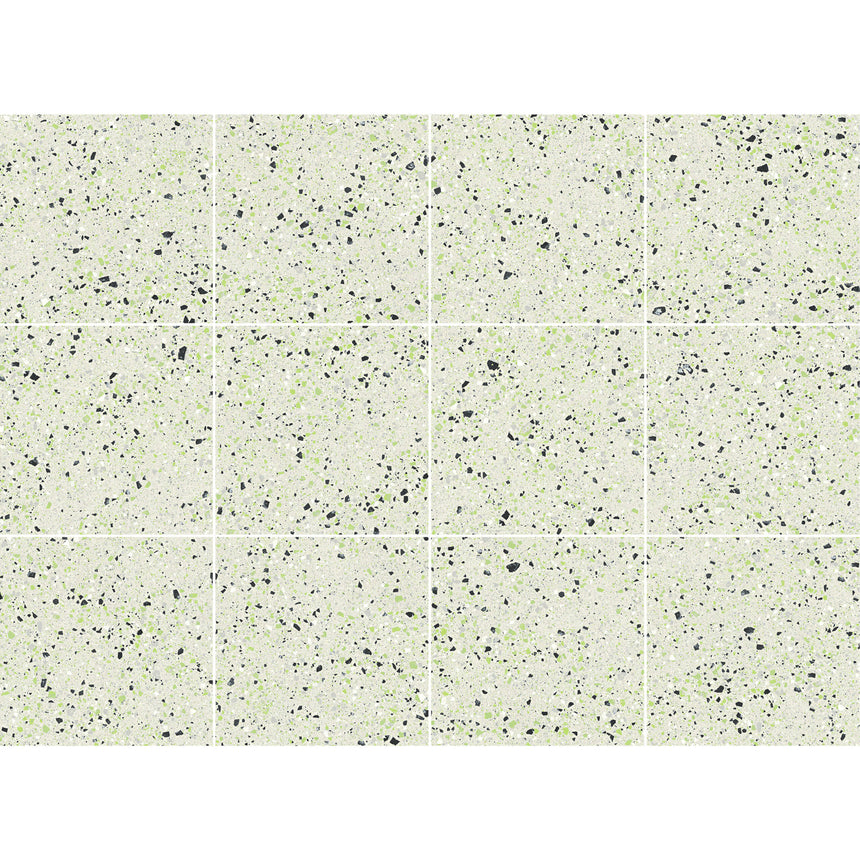 Laguna 600x600 Matt Green Terrazzo Look Tiles Tilemall