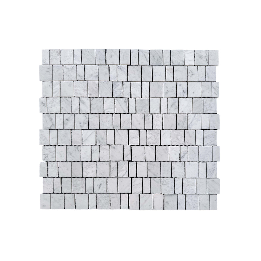 Marble Mosaic Scarpa Varies Honed Carrara