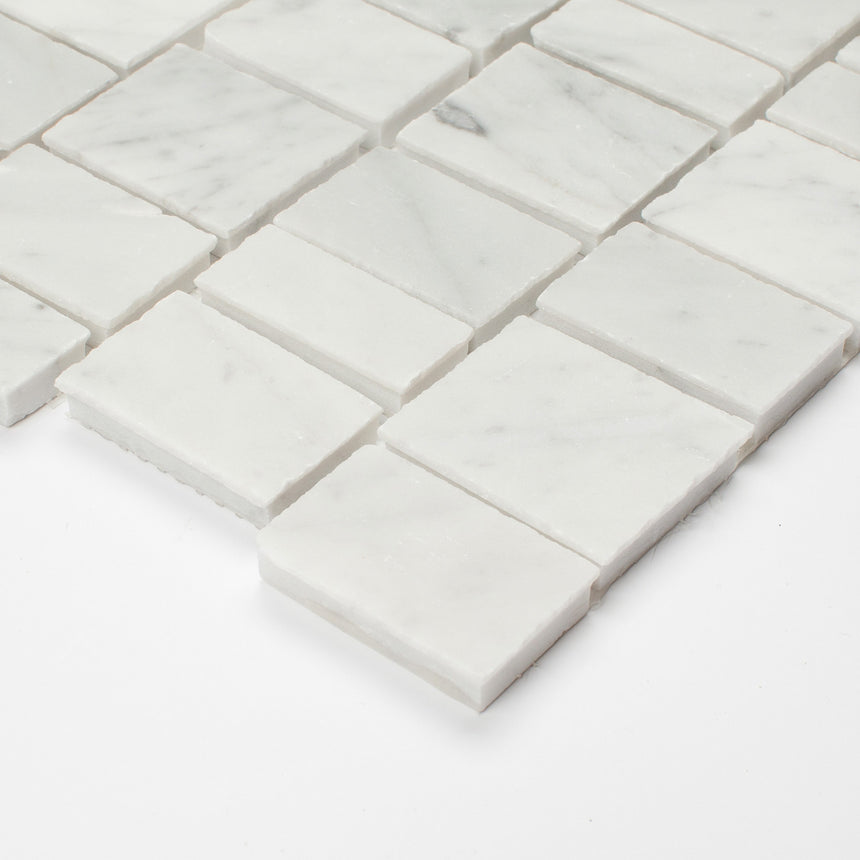 Marble Mosaic Scarpa Varies Honed Carrara