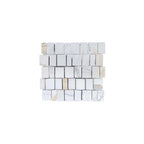 Marble Mosaic Scarpa Varies Honed Calacatta Gold