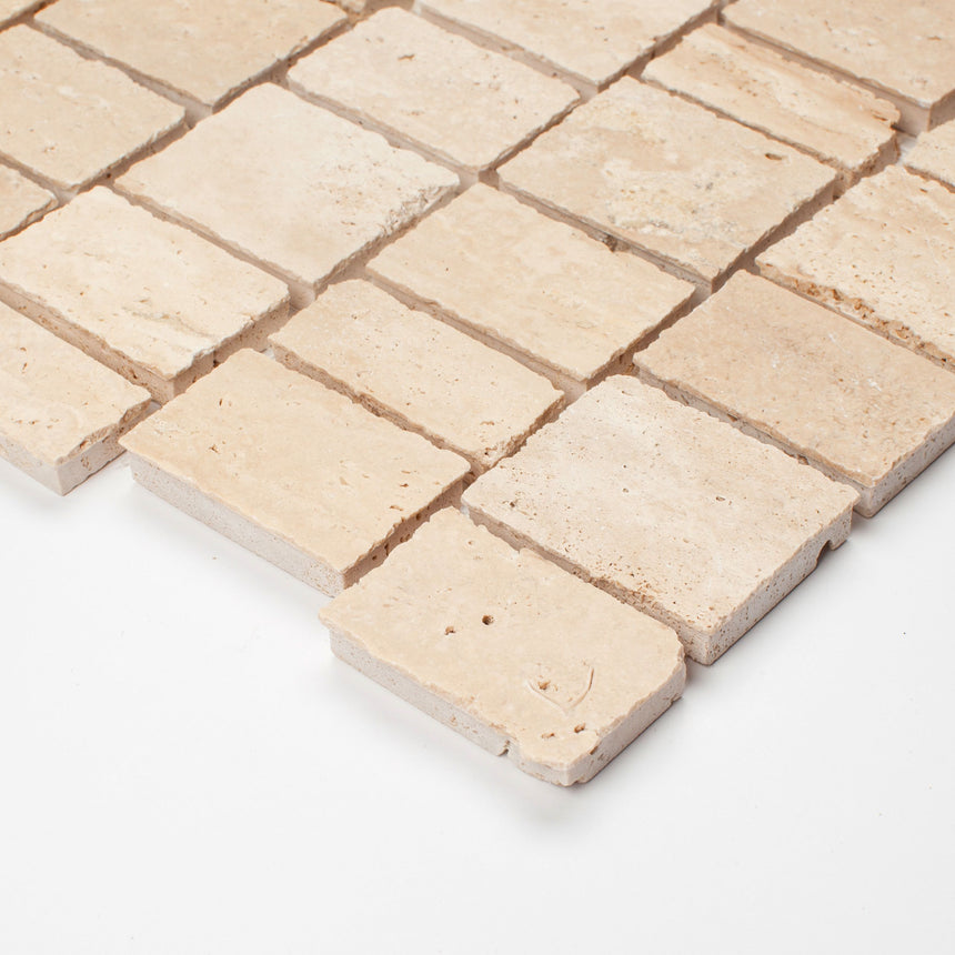 Marble Mosaic Scarpa Varies Honed Travertine