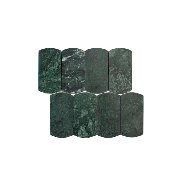 Marble Mosaic Arco 75x145mm Honed Indian Green