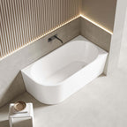 Bingie Skirt Bath Right Coner None Overflow 1500mm Gloss White