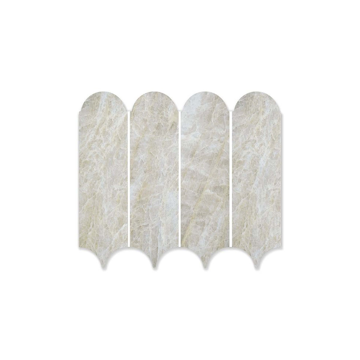 Sample of Euromarmo 338x260 Honed Taj Mahal Stone Look Rectified available from Tilemall