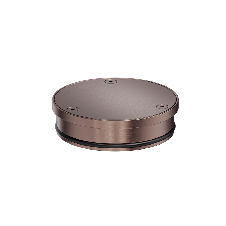 Nero Others 316L stainless steel round clear out 100mm outlet in brushed bronze by Tilemall