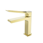 Nero Bianca Care Basin Mixer Brushed Gold