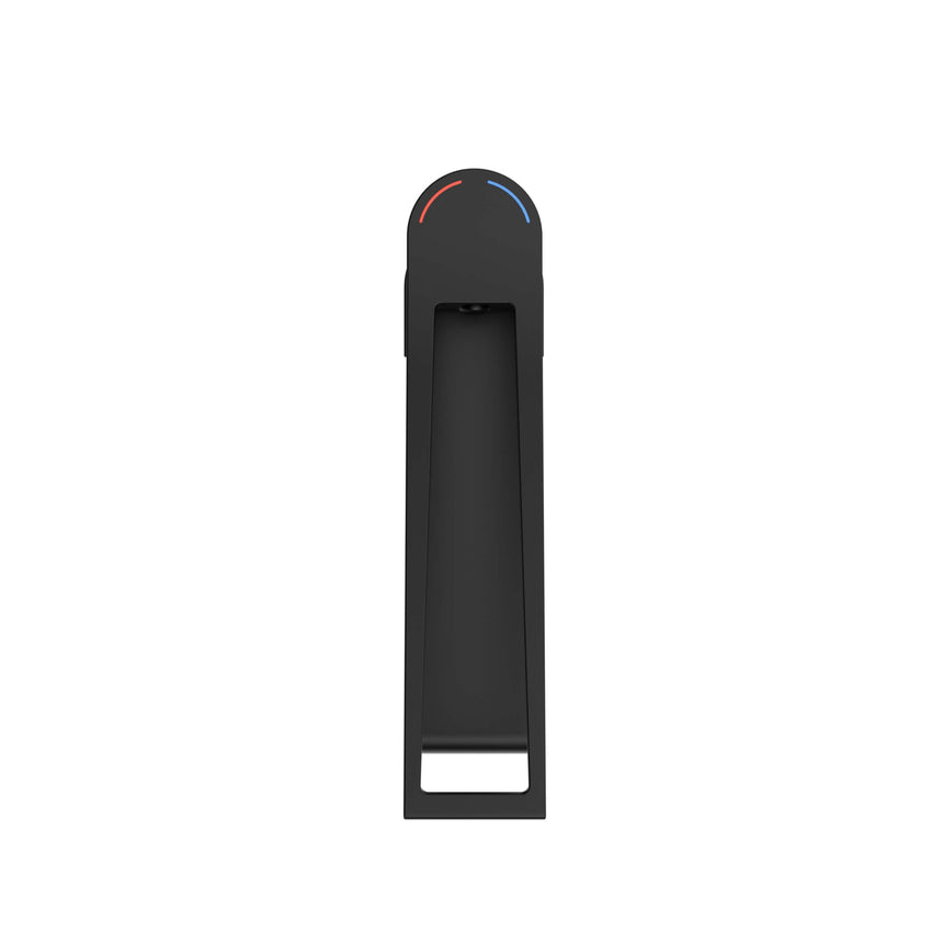 Nero Bianca 184x50mm matte black basin mixer cartridge with temperature indicator markings by Tilemall