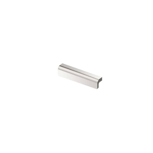 Nero Bianca brushed nickel pull handle 130mm by Tilemall with curved grip