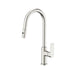 Nero Bianca Pull Out Sink Mixer With Vegie Spray Function Brushed Nickel