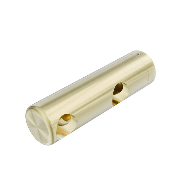 Nero Mecca Care 25mm grab rail double towel bracket left in brushed gold by Tilemall