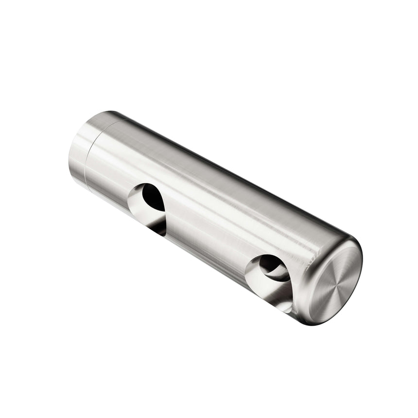 Nero Mecca Care 25mm grab rail double towel bracket right brushed nickel by Tilemall