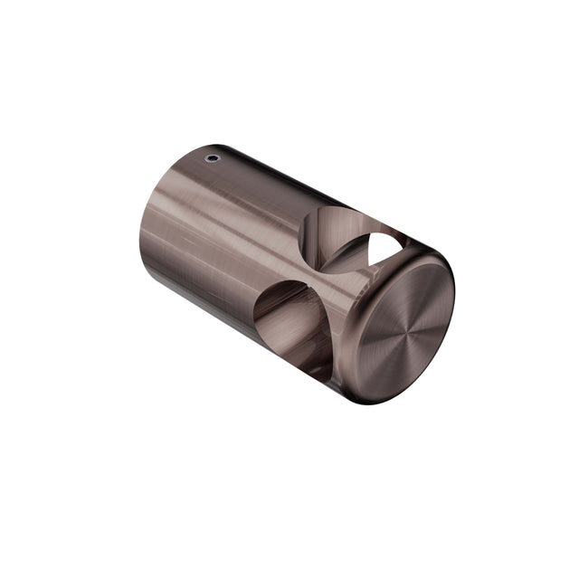 Nero Mecca Care 32mm grab rail T bar bracket in brushed bronze by Tilemall