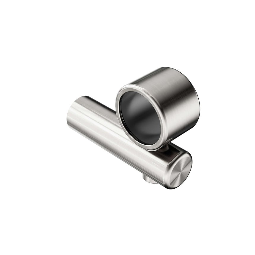 Nero Mecca Care 32mm hand rail undermount mid bracket brushed nickel by Tilemall