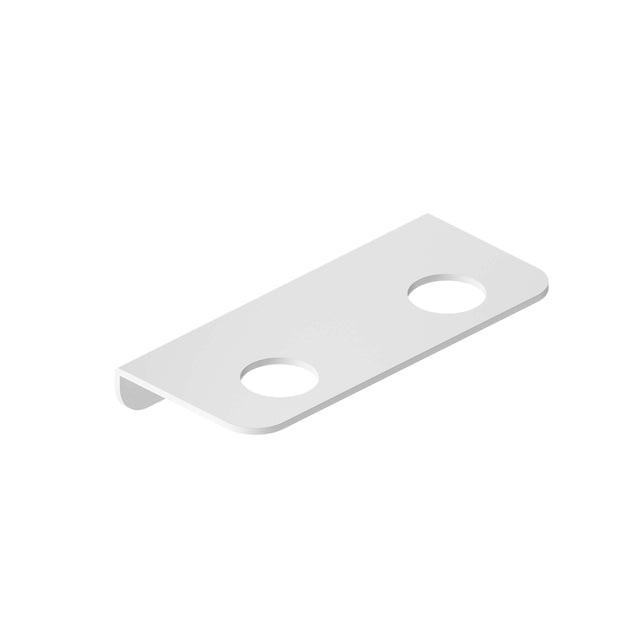 Nero Mecca 75x165mm double soap bottle holder matte white with two circular openings by Tilemall