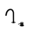 Nero Mecca Hob Baisn Mixer Set Arc Spout Matte Black
