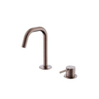 Nero Mecca Hob Baisn Mixer Set Edge Spout Brushed Bronze