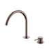 Nero Mecca Hob Bath/Kitchen Mixer Set Arc Spout Brushed Bronze