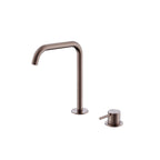 Nero Mecca Hob Bath/Kitchen Mixer Set Edge Spout Brushed Bronze