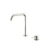 Nero Mecca Hob Bath/Kitchen Mixer Set Edge Spout Brushed Nickel