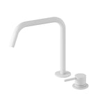 Nero Mecca Hob Bath/Kitchen Mixer Set Edge Spout II Matte White