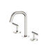 Nero Mecca Lever Basin Set Edge Spout Brushed Nickel