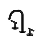 Nero Mecca Lever Basin Set Edge Spout Matte Black