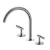 Nero Mecca Lever Bath/Kitchen Set Arc Spout Chrome
