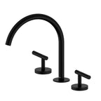 Nero Mecca Lever Bath/Kitchen Set Arc Spout Matte Black