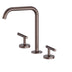 Nero Mecca Lever Bath/Kitchen Set Edge Spout Brushed Bronze