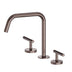 Nero Mecca Lever Bath/Kitchen Set Edge Spout II Brushed Bronze