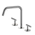 Nero Mecca Lever Bath/Kitchen Set Edge Spout II Chrome